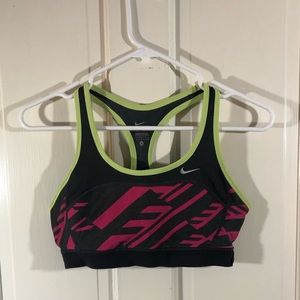 Nike Neon Sports Bra Dry-Fit